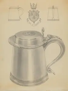 Silver Tankard, c. 1936. Creator: Michael Fenga
