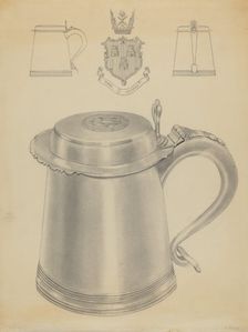 Silver Tankard, c. 1936. Creator: Michael Fenga