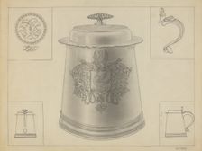 Silver Tankard, c. 1936. Creator: Michael Fenga
