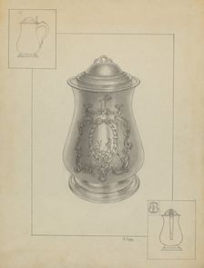 Silver Tankard, c. 1936. Creator: Michael Fenga
