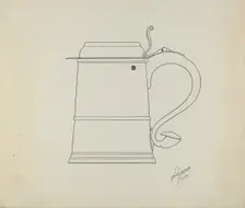 Silver Tankard, c. 1938. Creator: Lawrence Flynn