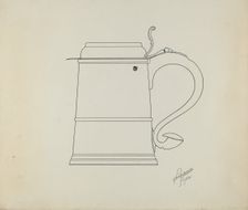 Silver Tankard, c. 1938. Creator: Lawrence Flynn