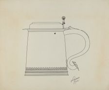 Silver Tankard, c. 1938. Creator: Lawrence Flynn