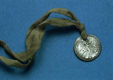 Silver touch piece of George III, 1766