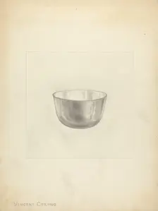 Silver Wine Tumbler, 1935/1942. Creator: Vincent Carano