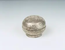 Silvered bronze covered box, Late Tang-Northern Song dynasty, China. Creator: Unknown