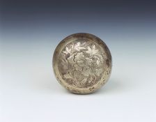 Silvered bronze covered box, Late Tang-Northern Song dynasty, China. Creator: Unknown