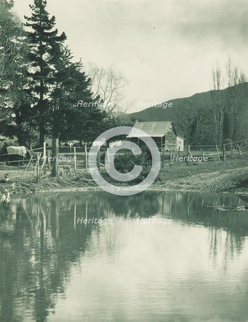 Silverstream ford, Wellington. From the album: Camera Pictures of New Zealand, 1920s. Creator: Harry Moult.