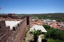 Silves Castle and the surrounding landscape, Silves, Portugal, 2009. Creator: Samuel Magal