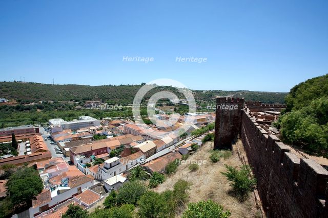 Silves Castle and the surrounding landscape, Silves, Portugal, 2009. Creator: Samuel Magal.