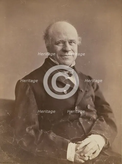 Silvestre de Sacy, negative 1860-1861; print 1870-1879. Creator: Nadar.