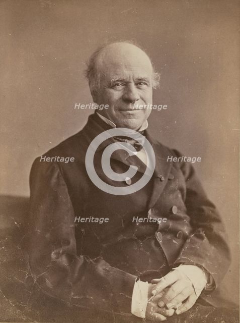 Silvestre de Sacy, negative 1860-1861; print 1870-1879. Creator: Nadar.