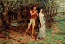 Silvius and Phoebe, 1872. Creator: John Pettie