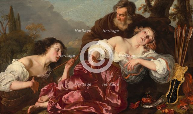 Silvio with the Wounded Dorinda, 165(1)?. Creator: Louis Vallée.