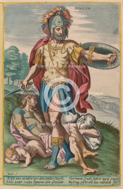 Simeon, c. 1585. Creator: Johann Sadeler I.