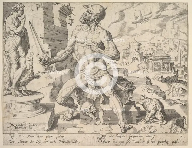 Simeon, from the series The Twelve Patriarchs, 1550. Creator: Dirck Volkertsen Coornhert.