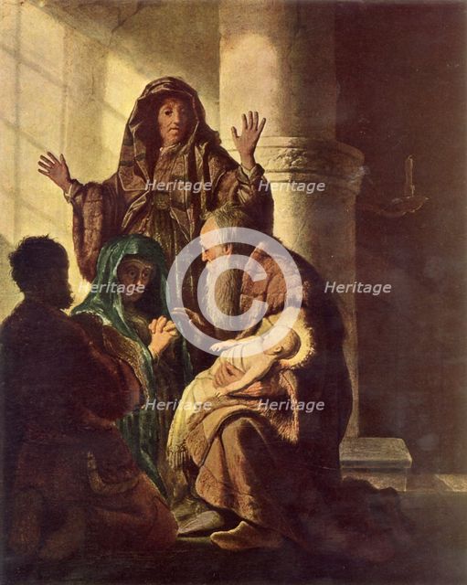 'Simeon in the Temple', c1628-1629, (1967). Creator: Rembrandt Harmensz van Rijn.