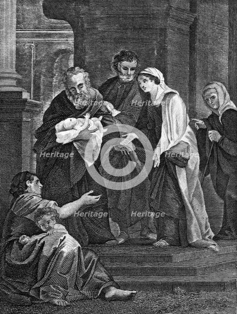 Simeon's benediction, 1814. Artist: Unknown
