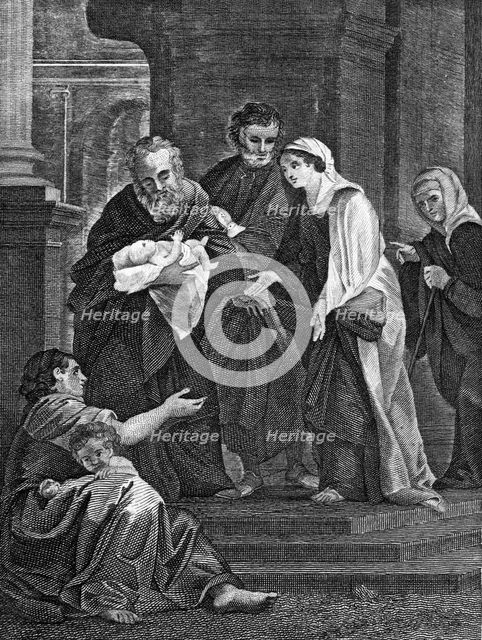 Simeon's benediction, 1814. Artist: Unknown