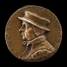 Simon Costière of Lyon, 1469-after 1572, Goldsmith and Jeweler, 1566. Creator: Pierre Woeiriot