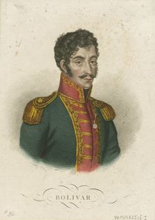 Simón Bolívar (1783-1830), 1825. Artist: Anonymous