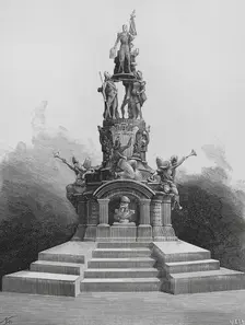 Simón Bolívar, (1783-1830), Venezuelan military and political figure, known as El Libertador, 1883. Creators: Manuel Nao, Eugenio Vela