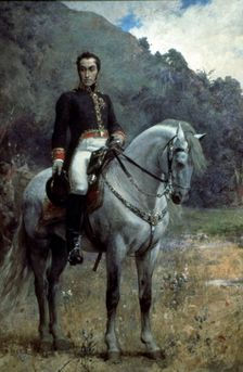 Simon Bolivar El Libertador (1783-1830), soldier and hero of the American Revolution