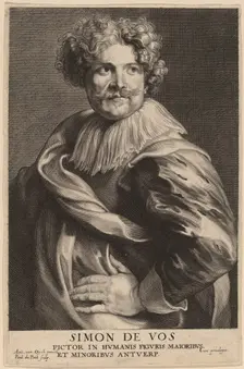 Simon de Vos, probably 1626/1641. Creator: Paulus Pontius