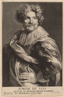 Simon de Vos, probably 1626/1641. Creator: Paulus Pontius