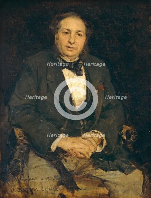 Simon Hayem, 1875. Creator: Jules Bastien-Lepage.