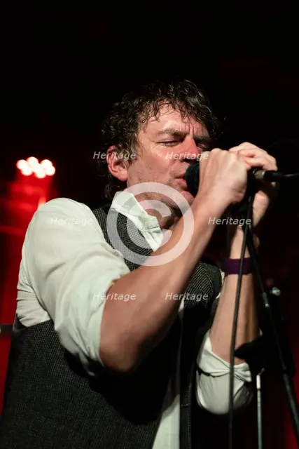 Simon Huw Jones, And Also The Trees live at The Lexington, London, Nov 2022. Creator: Annapaola Marchesani.