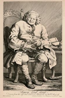 Simon, Lord Lovat 1746. Artist: William Hogarth