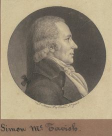 Simon McTavish, 1796-1797. Creator: Charles Balthazar Julien Févret de Saint-Mémin