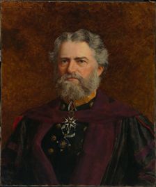 Simon Newcomb, 1909. Creator: Charles Harold L. MacDonald