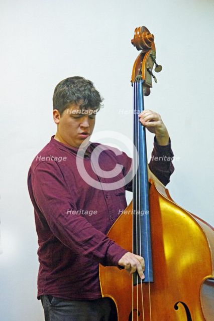 Simon Read, Adrian Cox Quartet, Loughton Methodist Church, Essex, 28 Sept 2019. Creator: Brian O'Connor.