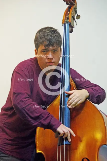 Simon Read, Adrian Cox Quartet, Loughton Methodist Church, Essex, 28 Sept 2019. Creator: Brian O'Connor.