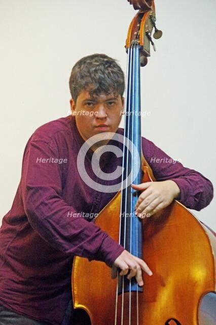 Simon Read, Adrian Cox Quartet, Loughton Methodist Church, Essex, 28 Sept 2019. Creator: Brian O'Connor.