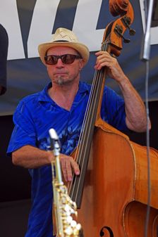 Simon Thorpe, Hexagonal, Battle Jazz Weekend, Battle, East Sussex, 24 July 2022. Creator: Brian O'Connor