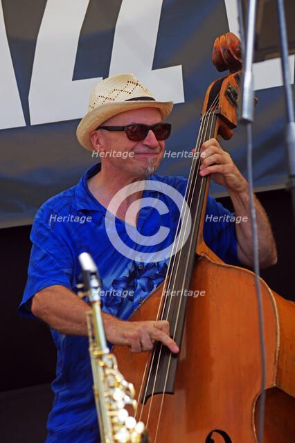 Simon Thorpe, Hexagonal, Battle Jazz Weekend, Battle, East Sussex, 24 July 2022. Creator: Brian O'Connor.