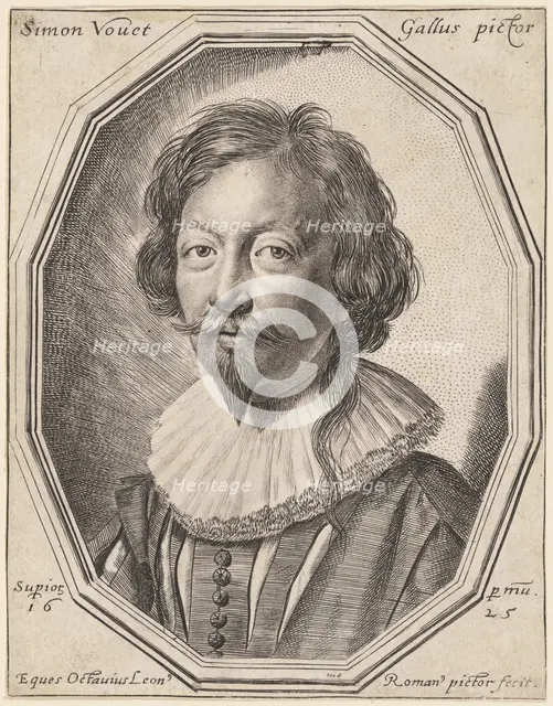 Simon Vouet, 1625. Creator: Ottavio Mario Leoni.