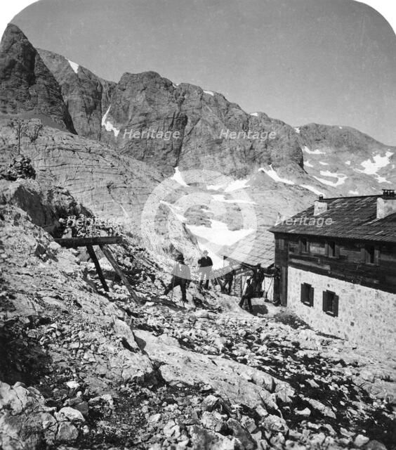 Simony Hut, Salzkammergut, Austria, c1900s.Artist: Wurthle & Sons