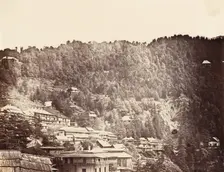 Simla Bazaar, 1858-61. Creator: Unknown