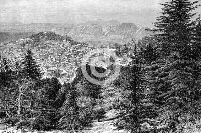 Simla, India, 1895.Artist: Bertrand