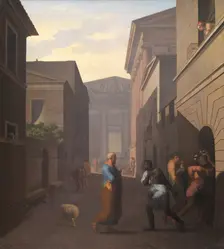 Simo and his former slave Sosia, 1803. Creator: Nicolai Abraham Abildgaard