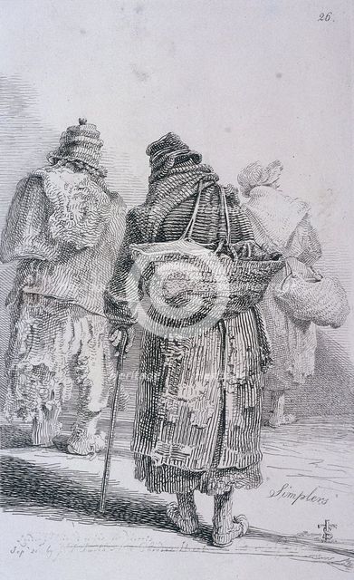 'Simplers', Cries of London, (c1819?). Artist: John Thomas Smith