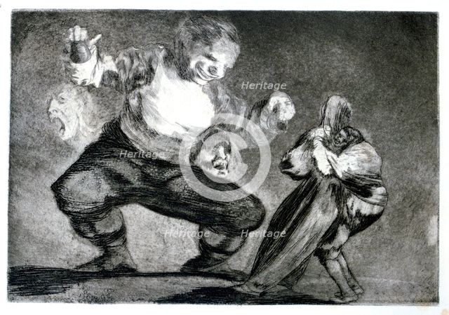 'Simpleton', 1819-1823. Artist: Francisco Goya