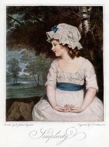 Simplicity 1905.Artist: Francesco Bartolozzi