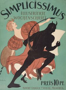 Simplicissimus, ca 1897. Creator: Heine, Thomas Theodor (1867-1948)
