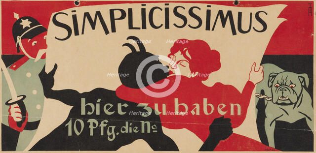 Simplicissimus, c1896. Creator: Heine; Thomas Theodor (1867-1948).