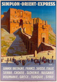 Simplon-Orient-Express, ca 1927. Creator: La Nézière, Joseph de (1873-1944)